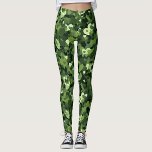 Herz Camouflage Leggings