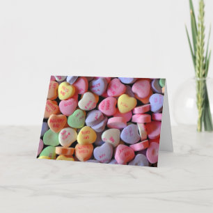 Herz Candy Feiertagskarte