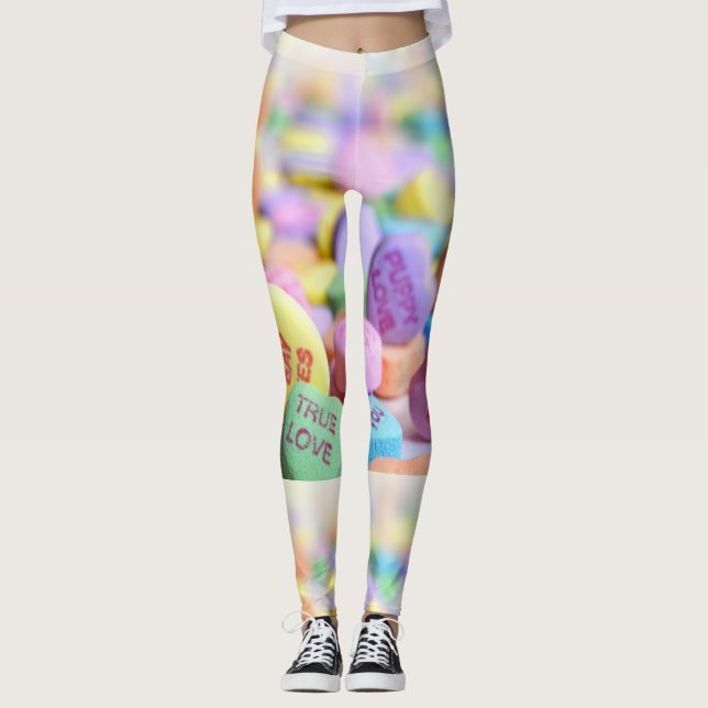 Herz Candy Leggings (Vorderseite)