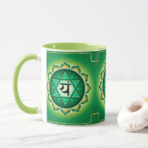 Herz Chakra Muster-Druck-Entwurf