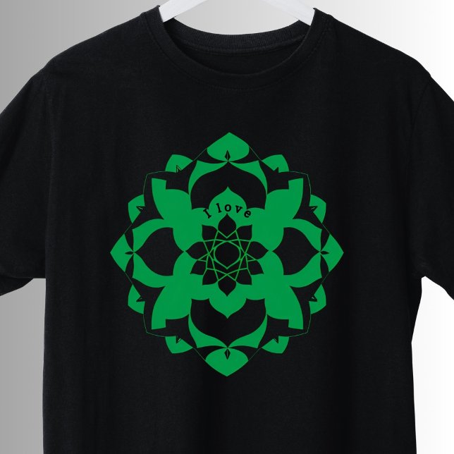 Herz Chakra Symbol Green Anahata Yoga T-Shirt (Von Creator hochgeladen)