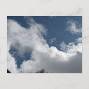 Herz Cloud Postcard Postkarte