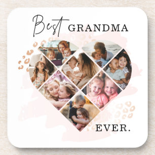 Herz Collage Getränkeuntersetzer