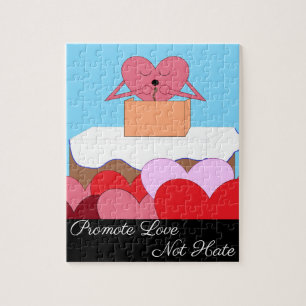 Herz, das eine Rede über Liebe hält: