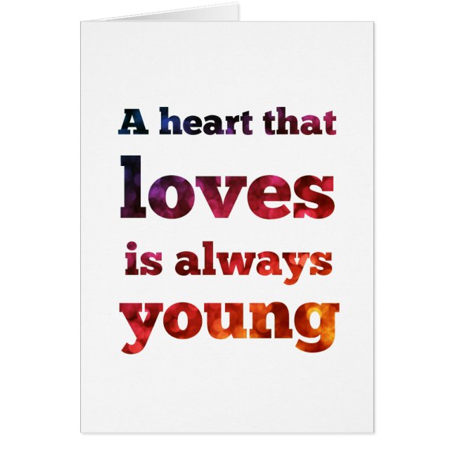 Herz, dass Lieben immer junges buntes Bokeh ist (Vorne)