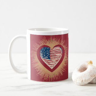 Herz der amerikanischen Tasse