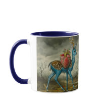 Herz der Blue Fawn Kaffee/Tee-Tasse