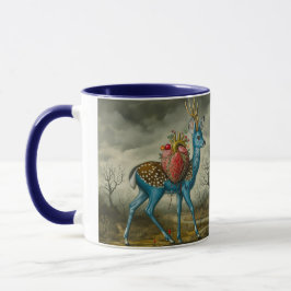 Herz der Blue Fawn Kaffee/Tee-Tasse Tasse