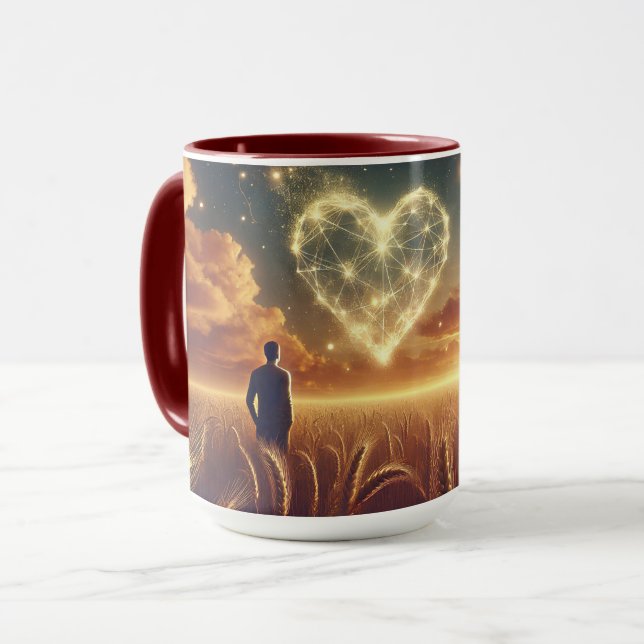 Herz der Erneuerung - Tasse der emotionalen Heilun (Vorderseite Links)
