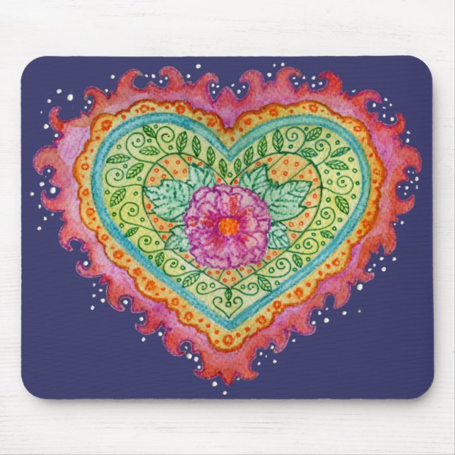 Herz der Flammen Mousepad (Vorne)