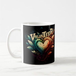 Herz der Freiwilligen Kaffeetasse