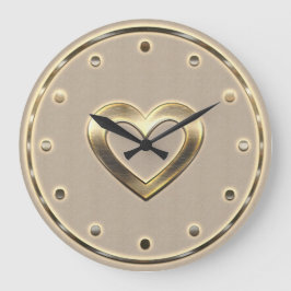 Herz der goldenen Uhr