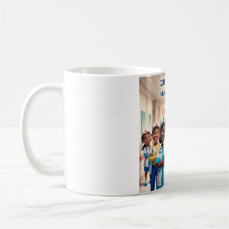 Herz der heilenden Tasse: Positivität und Liebe In Kaffeetasse