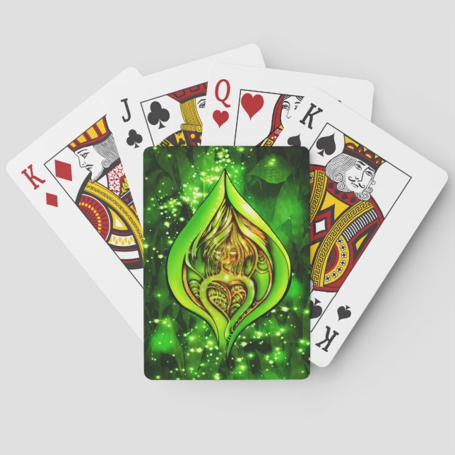 Herz der Jungle Spielkarten (Rückseite)