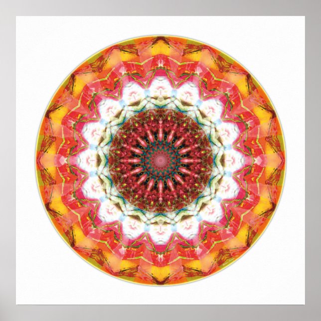 Herz der Kapitulation Mandala 1 Poster (Vorne)
