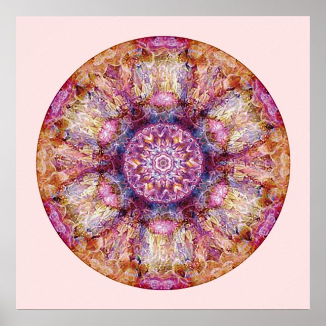 Herz der Kapitulation Mandala 3 Poster (Vorne)