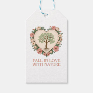 Herz der Liebe der Natur Geschenkanhänger