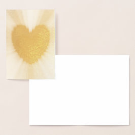 Herz der Liebe Folienkarte