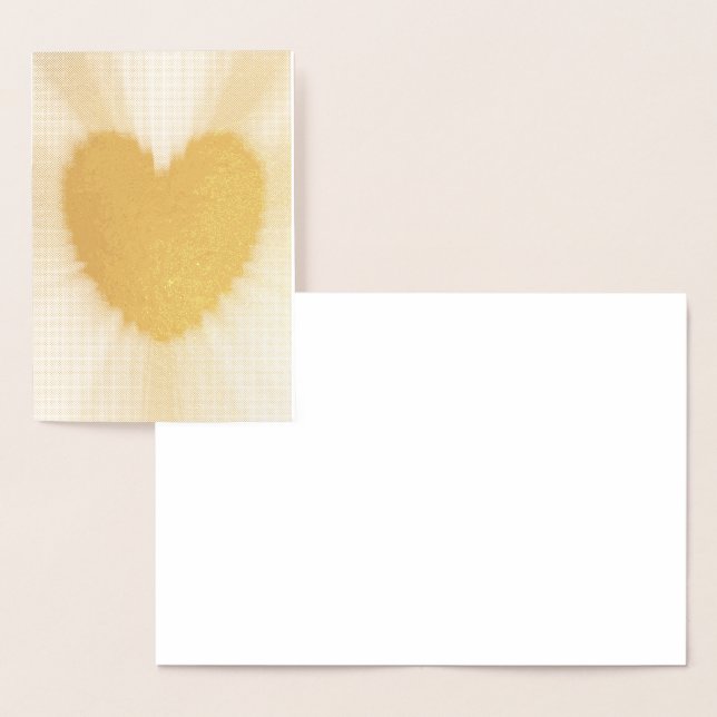 Herz der Liebe Folienkarte (Anzeige)