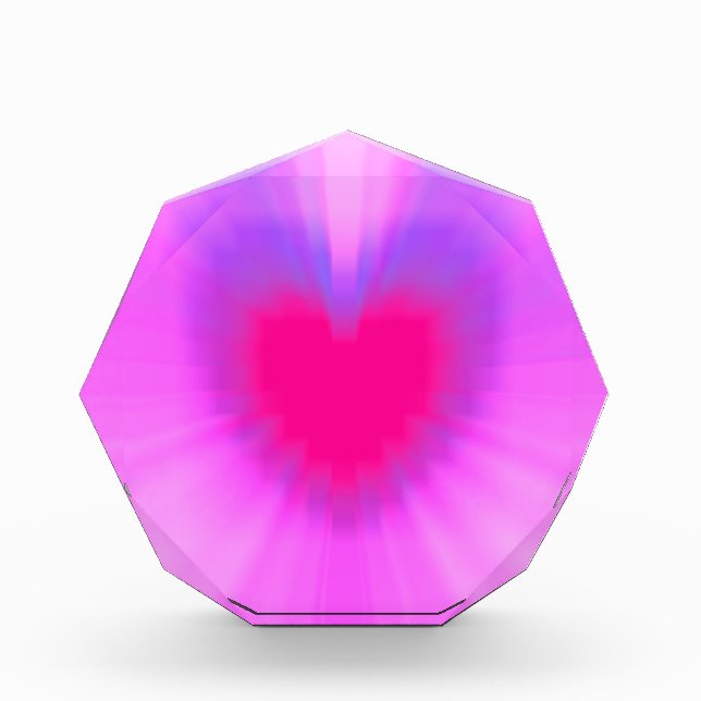 Herz der Liebe Fotoblock (Vorderseite)