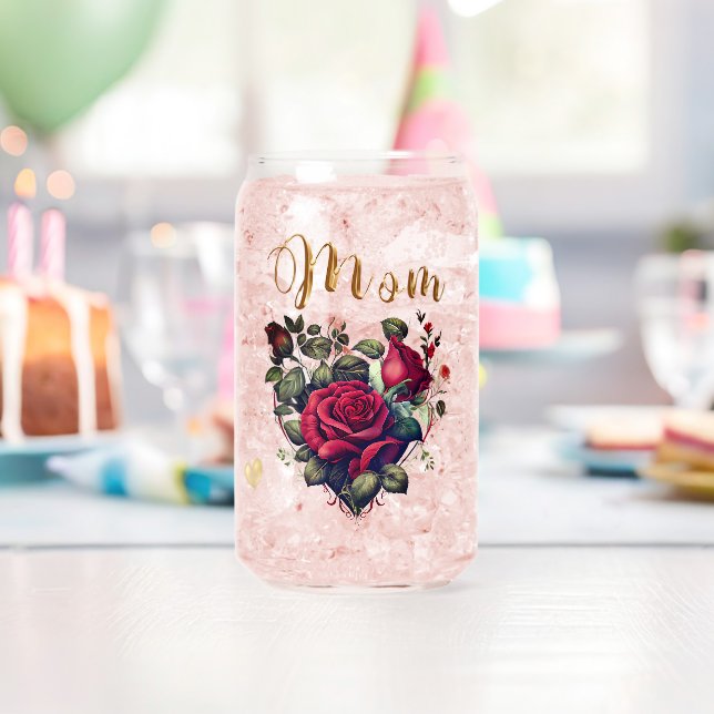 Herz der Mama Dosenglas (Insitu (Geburtstag))