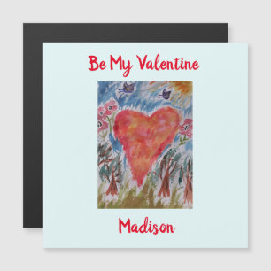 Herz der Planeten Magnetic Valentine Card Magnetkarte