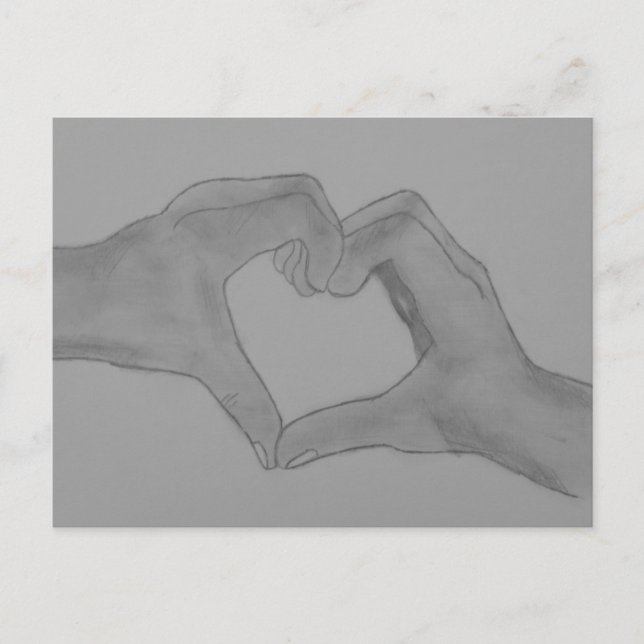 Herz der Postkarte (Vorderseite)