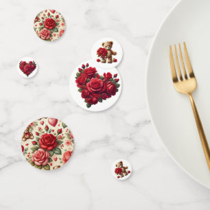 Herz der Rose - Romantische Blumenkunst Konfetti
