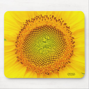 Herz der Sonnenblume Mousepad