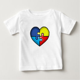Herz des Autismus Baby T-shirt