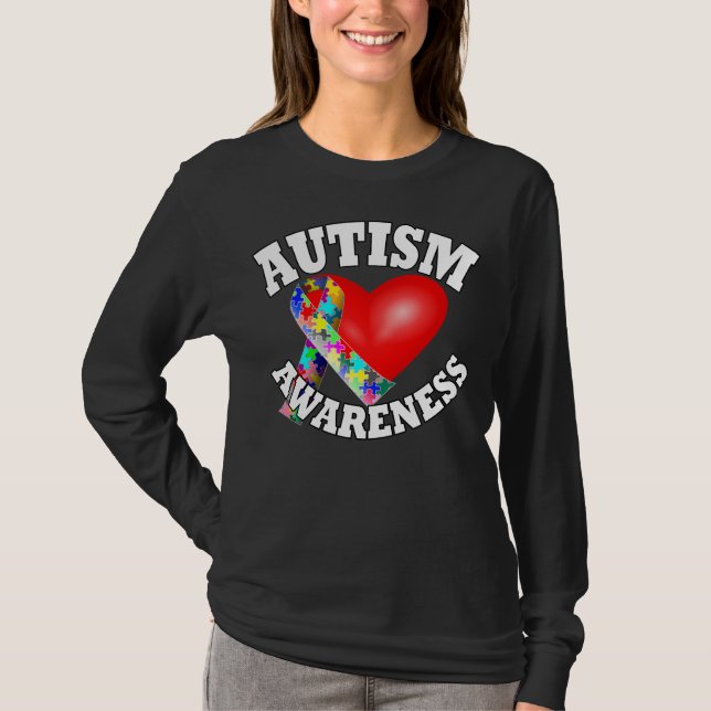 Herz des Autismus T-Shirt (Vorderseite)