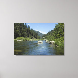 Herz des Feather River Triptych Mauer Leinwanddruck