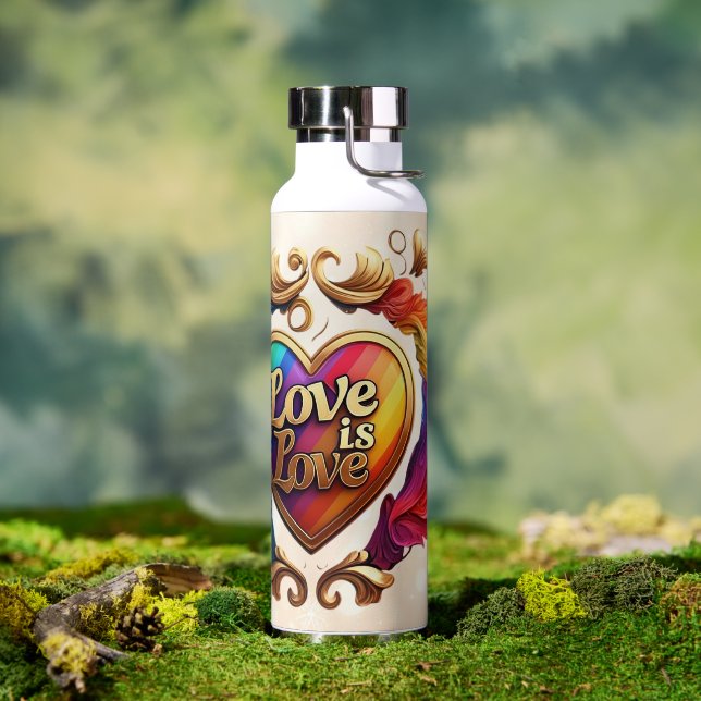 "Herz des Goldes" Trinkflasche (Außenbereich)
