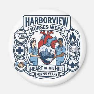 Herz des Hill Magnet (Design A)