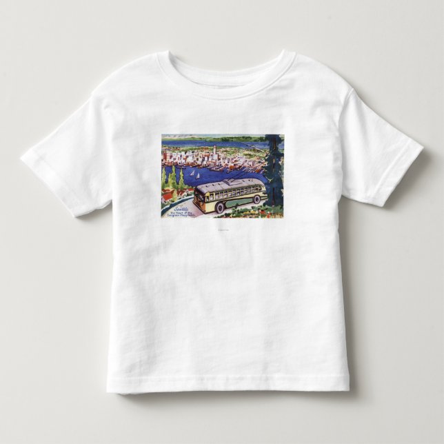 Herz des immergrünen Spielplatzes Kleinkind T-shirt (Vorderseite)
