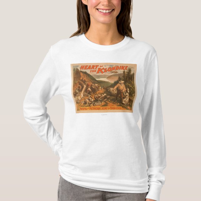 Herz des Klondike-Goldförderungs-Theaters 2 T-Shirt (Vorderseite)