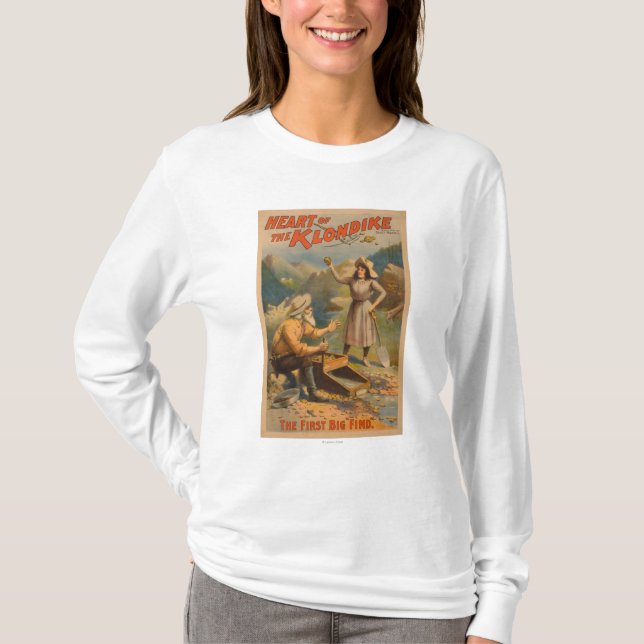 Herz des Klondike-Goldförderungs-Theaters T-Shirt (Vorderseite)