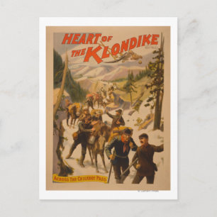 Herz des Klondike - Über den Chilkoot-Pass Postkarte