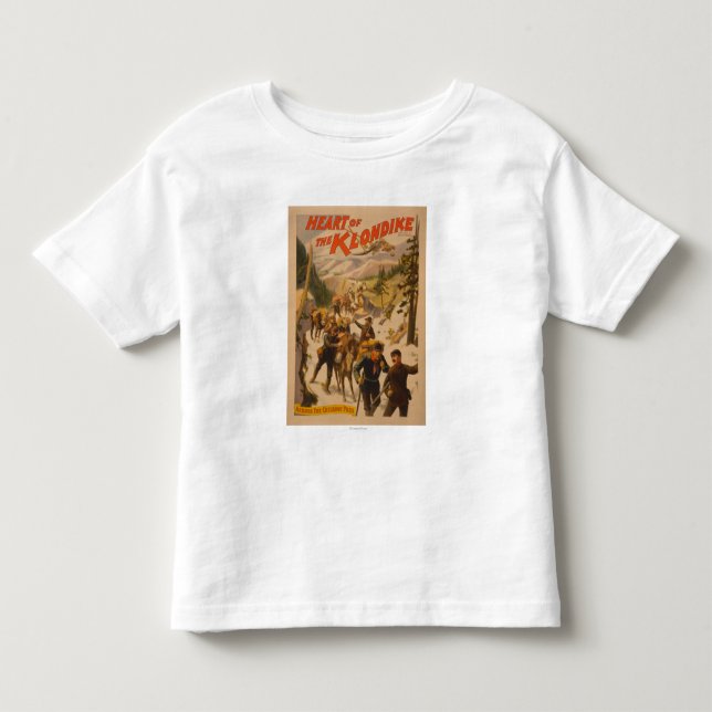Herz des Klondikes - über Chilkoot Durchlauf Kleinkind T-shirt (Vorderseite)
