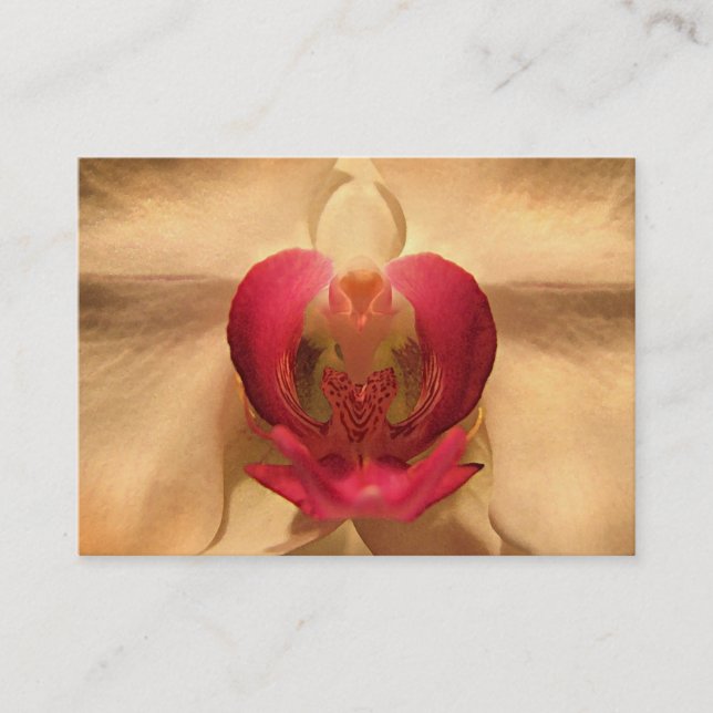 Herz des Orchidee ATC Visitenkarte (Vorderseite)