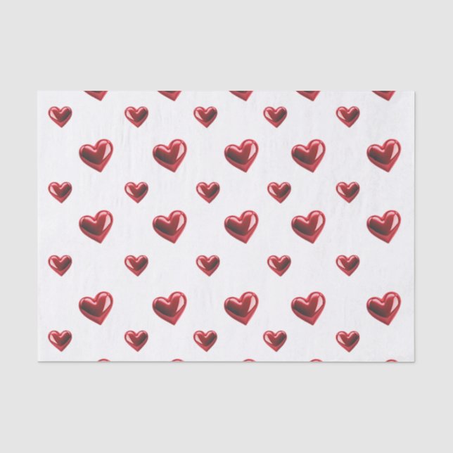 Herz des Papierfachs Seidenpapier (Vorderseite)