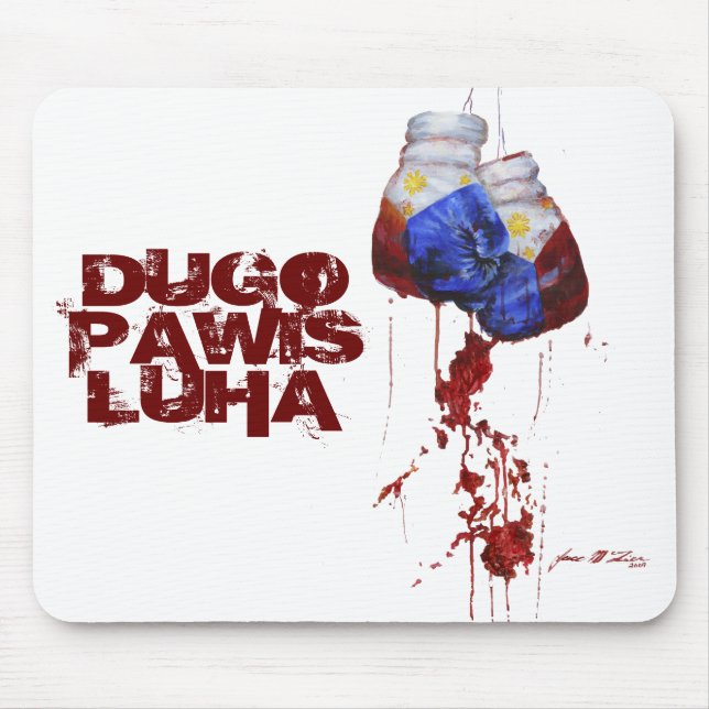Herz des philippinischen Kriegers Mousepad (Vorne)