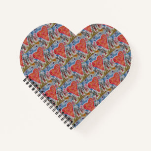 Herz des Planet Heart Notebook Notizbuch