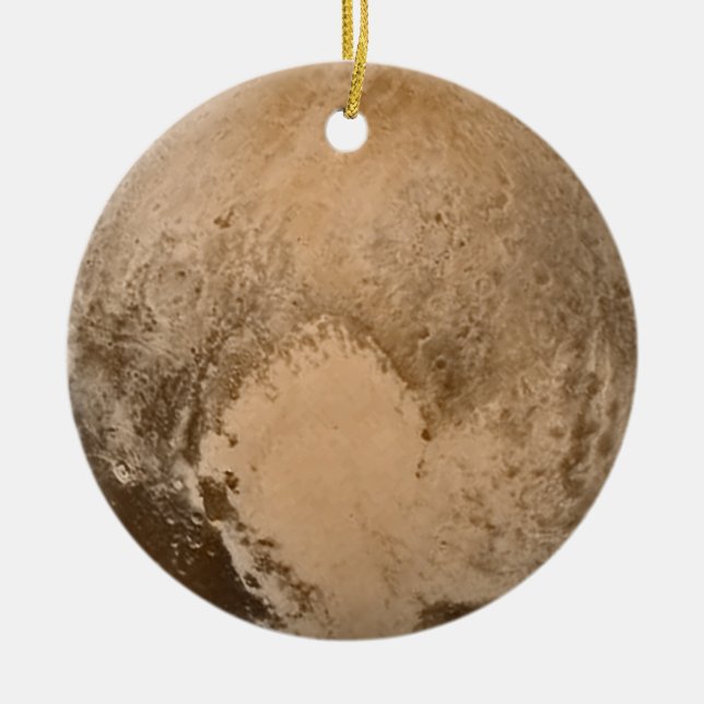 Herz des Pluto Keramik Ornament (Vorne)