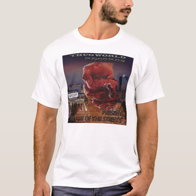 Herz des Shirts der Straßenmänner (Vorderseite)