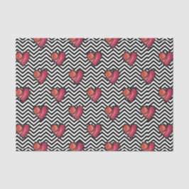 Herz (Design 38 Red Series) Seidenpapier