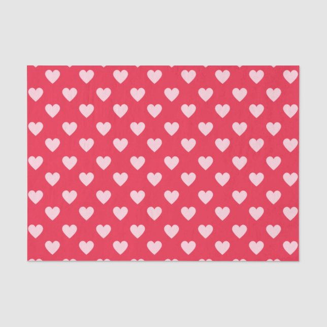 Herz (Design 51 Red Series) Seidenpapier (Vorderseite)
