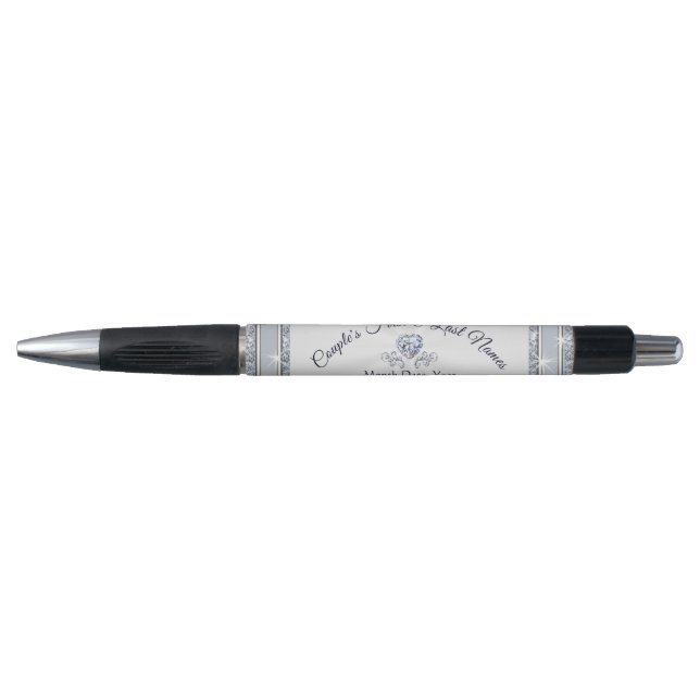 Herz Diamond Design Personalisierte Stifte für Hoc Kugelschreiber (Vorderseite)