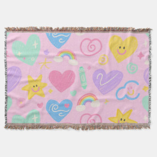 Herz & Doodles Schuppen - Weiche Pastete Decke