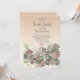 Herz Doves Rose Rosa Romance Brautparty Einladung (Vorderseite/Rückseite Beispiel)